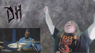 Drumeo  Larnell Lewis Hears Enter Sandman For The 1st Time REACTION amp REVIEW FIRST TIME WATCHING [upl. by Yeslah]