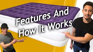 Chillsun Inflatable Mattress Features How To Instructions amp How It Works Product Links [upl. by Priestley]