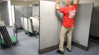 Herman Miller Install 1  office furniture [upl. by Akirre467]