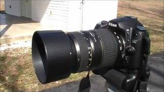 Nikon D80 And Tamron 70300mm Lens Review [upl. by Eeral]