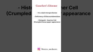 GAUCHERS DISEASE  HIGH YIELD TOPIC  🔥🔥📚📚 shorts biology disease [upl. by Marrissa]