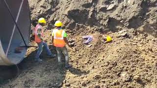 Mock drill soil collapse [upl. by Benedicta934]