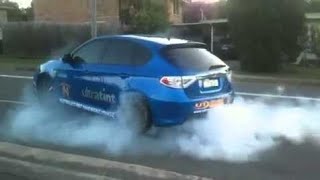 Subaru WRX Burnout [upl. by Edgerton230]