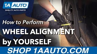 How to Perform Wheel Alignment by Yourself [upl. by Iaverne]