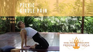 EASE 30 minute pregnancy yoga  Pelvic Girdle Pain  The Yoga Doc [upl. by Rozamond]