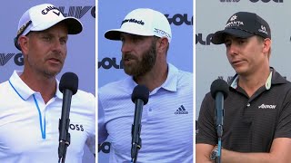 Henrik Stenson Dustin Johnson Patrick Reed and Carlos Ortiz REACT to Round 2 of LIV Golf Tour in [upl. by Nosneh]