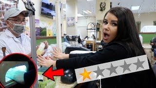 GOING TO THE WORST REVIEWED NAIL SALON IN MY CITY [upl. by Zia]