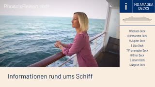 Sie wollen sich an Bord zuhause fühlen Kommen Sie mit uns auf einen Rundgang über die MS AMADEA [upl. by Garfinkel]