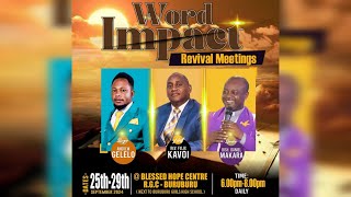 Word Impact Revival Meetings  Bishop Daniel Makara  Day 3  Redeemed Gospel Church  Buruburu [upl. by Yerocal]