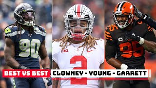 Best vs Best  Jadaveon Clowney vs Chase Young vs Myles Garrett [upl. by Padraig666]