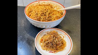 Snabblagad och enkel spaghetti bolognese med bara 3 ingredienser [upl. by Machutte182]