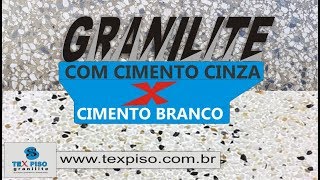 Granilite 3 Cores Palha Branca e Preta  Com cimento cinza [upl. by Conner]