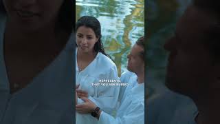 Sacred Waters Jesus Baptism in the Jordan shorts bible history [upl. by Nomelc]