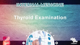 Pract Thyroid examination 2 Internal medicine [upl. by Oremodlab765]