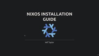 NixOS Installation Guide [upl. by Sidell333]