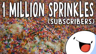 One Million Sprinkles on a Cake One Million Subscriber Special [upl. by Sheya]