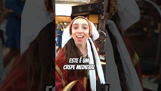 ESTE É UM CREPE MEDIEVAL curiosidades comida shorts [upl. by Meta489]