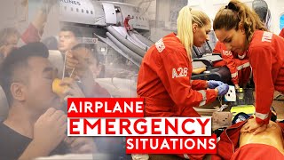 Airplane Emergency Situations  How Cabin Crew Handle It [upl. by Talia]