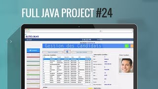 Projet Java24 Comment imprimer Jtable en PDF [upl. by Beitris]