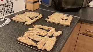 Homemade Chicken Nuggets or Goujons using an Air Fryer [upl. by Bianka]