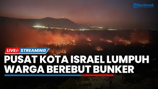 🔴Safad Israel Lumpuh Dihantam Roket Hizbullah hingga Warga Panik Berlarian Berebut Masuk Bunker [upl. by Koziara]