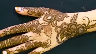 khafif Mehndi design 2021l simple khafif Mehndi design l easy Mehndi design l MGS art mehndi [upl. by Ennaesor]