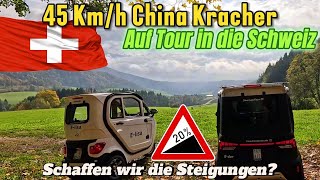 Elektrische Tour ‼️45Kmh China ELeichtfahrzeuge ‼️Schafft man damit auch Berge [upl. by Ama]