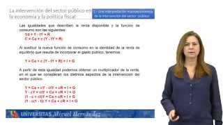 Lec007 Unidad 7 La intervención del sector público en la economía umh1184sp 201314 [upl. by Reffinej404]