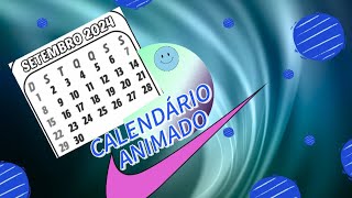 17924  calendário animado 👉 dias da semana 👉quantas semanas [upl. by Nahsar]