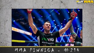 MMA Piwnica 214  Podsumowanie gali KSW 90  Du Plessis mistrzem UFC [upl. by Maloy488]