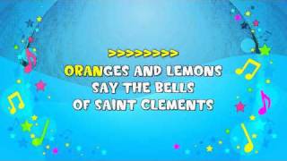 Oranges and Lemons  Sing A Long  Nursery Rhyme  KiddieOK [upl. by Elison]