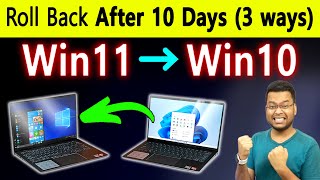 How to Rollback Windows 11 to 10  How to go back to Windows 10 from Windows 11Downgrade windows 11 [upl. by Sedgewick453]