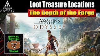 Assassins Creed Odyssey  The Depth of the Forge  Loot Treasure Locations [upl. by Kenti]