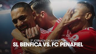 ResumoHighlights SL Benfica 20 FC Penafiel [upl. by Surtimed479]