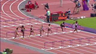 100m Hurdles Womens Heat  Full Event London 2012 Olympics [upl. by Rajiv]