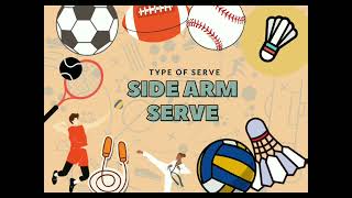 Side Arm Serve  Types of Serve in Volleyball [upl. by Nolava]