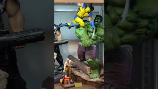 A quick look at my Marvel statue collection from earlier this year marvel collection toys [upl. by Noiemad67]