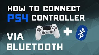 How to Connect Your PS4 Controller to a PC via Bluetooth [upl. by Gorga415]