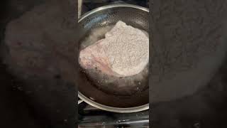 Pork chop and eggs breakfast Eggs Pork Porkchop Breakfast Cooking Recipe Cook Food [upl. by Dalt206]