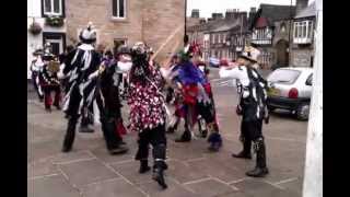 Wayzgoose border morris at the Wayzgoose Weave in Otley [upl. by Malarkey]