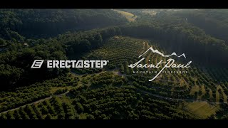 ErectaStep  St Paul Mountain Vineyard catwalk system [upl. by Hilary]