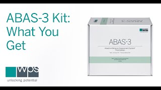 Unboxing Overview of ABAS3 Assessment [upl. by Cassandry186]