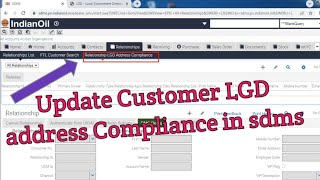 How to Fill LGD address Complaince in sdms SDMSAshish [upl. by Fellows759]