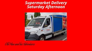 Supermarket Deliveries to Looe Lerryn Boconnoc Cornwall Go Pro Issue  tesco deliverydriver [upl. by Handal]