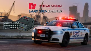 GTA 5 siren  Federal Signal Smart Siren PlatinumSSP3000AWLYLPPRTYHLHRNMAN  NormalRumbler [upl. by Catima]