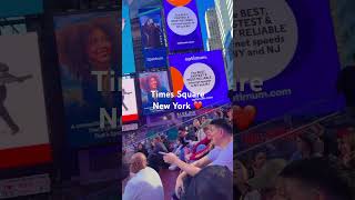 Times SquareNew York nyc timessquare travel newyork america [upl. by Rogerio]