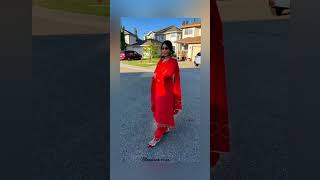 red colour Punjabi suit ❤️suit design manpreetbrar16s [upl. by Merla]