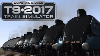 Train Simulator 2017  Class A4 Best Race Ever Race [upl. by Chrotoem]