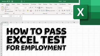 How to Pass Excel Assessment Test For Job Applications  Step by Step Tutorial with XLSX work files [upl. by Ellehcal630]