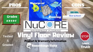 DIY Nucore Waterproof Vinyl Flooring Review  Nucore Information  How to install Nucore Vinyl floor [upl. by Lilias]